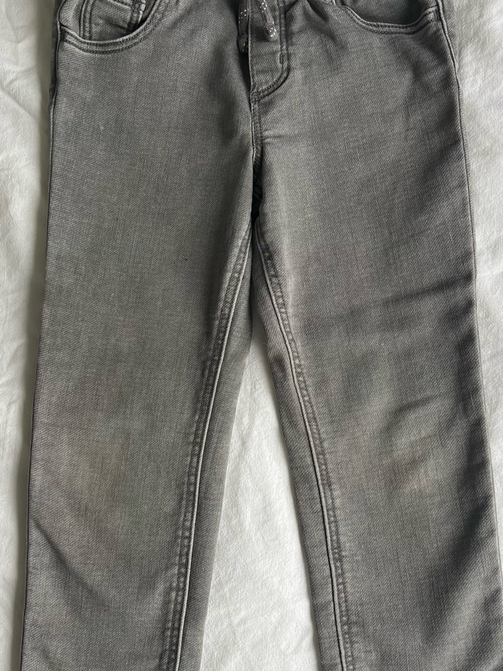 Mango Kids Gray and Black Slim Jeans bundle (2 pairs)